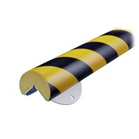 Knuffi Model A+ Corner Wall Protection Kit Black/Yellow 1M