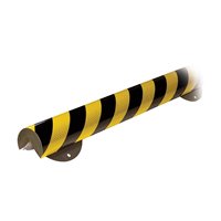 Knuffi Model A+ Corner Wall Protection Kit Reflective Black/Yellow 1M
