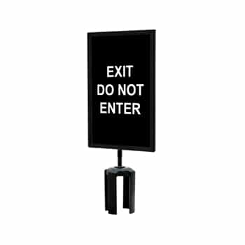 QueueWay - QWAYSIGN-7" X 11" -EXIT-EXIT DO NOT ENTER (Double Sided)