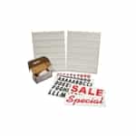 White Message Board Kit 22"Wx28"H