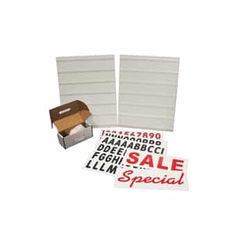 White Message Board Kit 22"Wx28"H