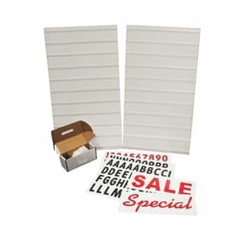 White Message Board Kit 28"Wx44"H