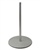 Museum & Art Gallery Stanchion, 16" Tall, Silver Anodized Economy "Q-Cord"