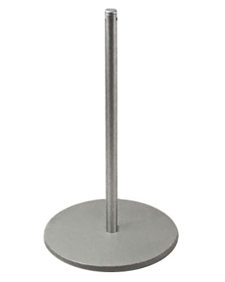 Museum & Art Gallery Stanchion, 16" Tall, Silver Anodized Economy "Q-Cord"