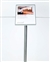 Museum & Art Gallery Stanchion Signage, 45 degree angle