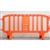 Movit 78" Portable Plastic Crowd Control Barriers Orange