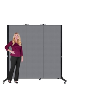 Light Duty Room Divider - 6' 5"H x 5' 9"L - 3 Panel