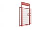 Pedestrian Gate for Temporary Fence, Red, Anti Climb