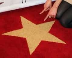 Add a Hollywood Star (on a carpet runner)