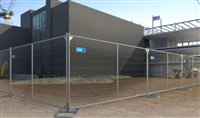 Temporary Construction Fence (6' X 12' ft.) Galvanized Steel, Welded Wire Mesh