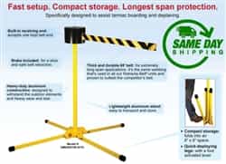 65' ft. Retractable Belt, Outdoor Rated Crowd Control Barrier