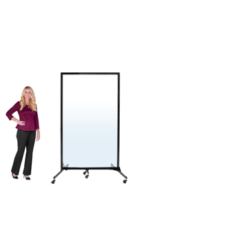 Clear / See-through Room Divider - 1 Panel - 6' 2"H x 3' 4"L