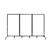 Whiteboard Room Divider - 3 Panel - 6' 2"H x 10' 0"L