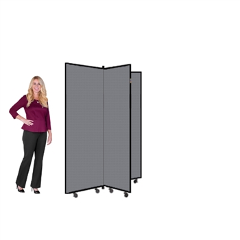 Art Display Room Partition Tower  - 5' 9" High, 3 Wings