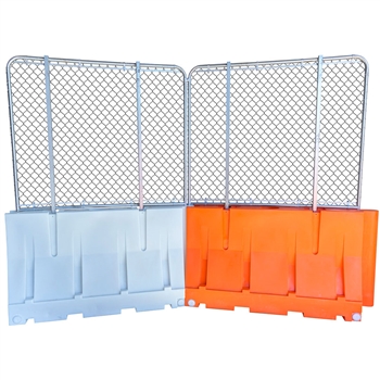 Water-filled Barricade Fence Panels 72â€L