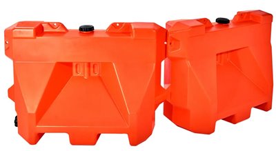 Water-filled Barricade 32"H x 45"L - LDPE