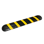 Plasticade Premium 6' Textured Rubber Speed Bump | Durable Traffic Calming Solution