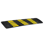 Premium Textured Speed Hump Section with 6 Yellow Stripes