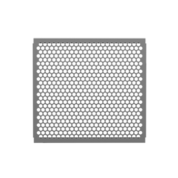 3 Feet Sidewalk Partition Panel Round Hole or Square Weave Pattern