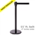 SALE - QueuePro 200B, Black Stanchion with 11' ft. belt