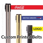(SPECIAL) Premium Belt Barrier with 11' ft CUSTOM Printed Belt