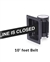 Recessed Mounted Belt 10' ft