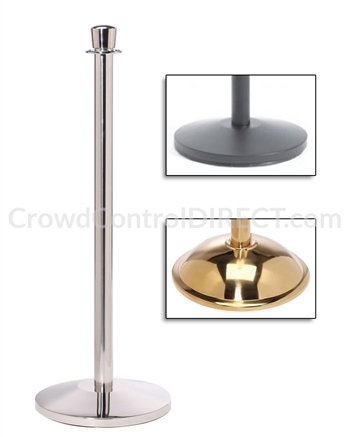 Economy Rope Stanchion Crown Top, H-4488