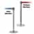 Stainless Steel  Barrier with 10ft Retractable Belt - QU900
