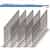 Pallette of 50 POLISHED STEEL Retractable 11' ft. Belt Barriers