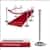 Stainless Steel Stanchion Kit: 6 + 5 velvet ropes (Ball Top with Dome Base)