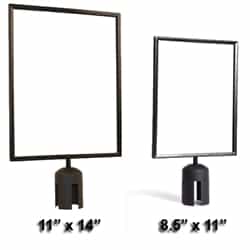 7inx11in Barrier Sign Frame