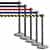Stainless Steel Queue Posts with 7'6" Belt