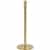 QueueWay Sphere Rope Stanchion, Polished Brass Effect