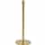 QueueWay Contemporary Rope Stanchion, Polished Brass Effect