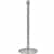 QueueWay Contemporary Rope Stanchion, Satin Stainless