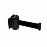 QueueWay Wall Mounted Retractable Belt, BLACK 7.5' ft.