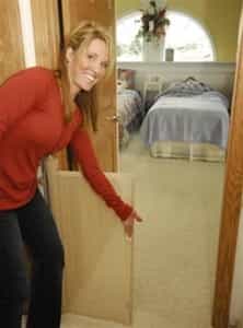 Retractable Barrier for Child or Pet (Retract-A-GateÂ® 72" inch wide)