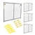 Perimeter Patrol Security Fence Panel Kit 4 Panels 6'x7.5' (30' ft) Black