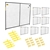 Perimeter Patrol Security Fence Panel Kit 8 Panels 6'x7.5' (60' ft) Black