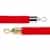 Economy 1.5" Velvet Rope Red - 6 Feet