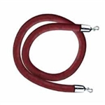 Burgundy Leather-like Stanchion Rope