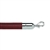 Maroon Leather-like Stanchion Rope
