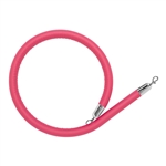Pink Leather-like Stanchion Rope