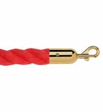 Red  Twisted Polypropylene 1.5" rope