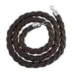 Braided Rope, Chrome Ends