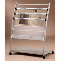 Newspaper Display Rack, 3-Tier