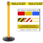 SafetyPRO Xtra - 3" inch wide belt barrier.