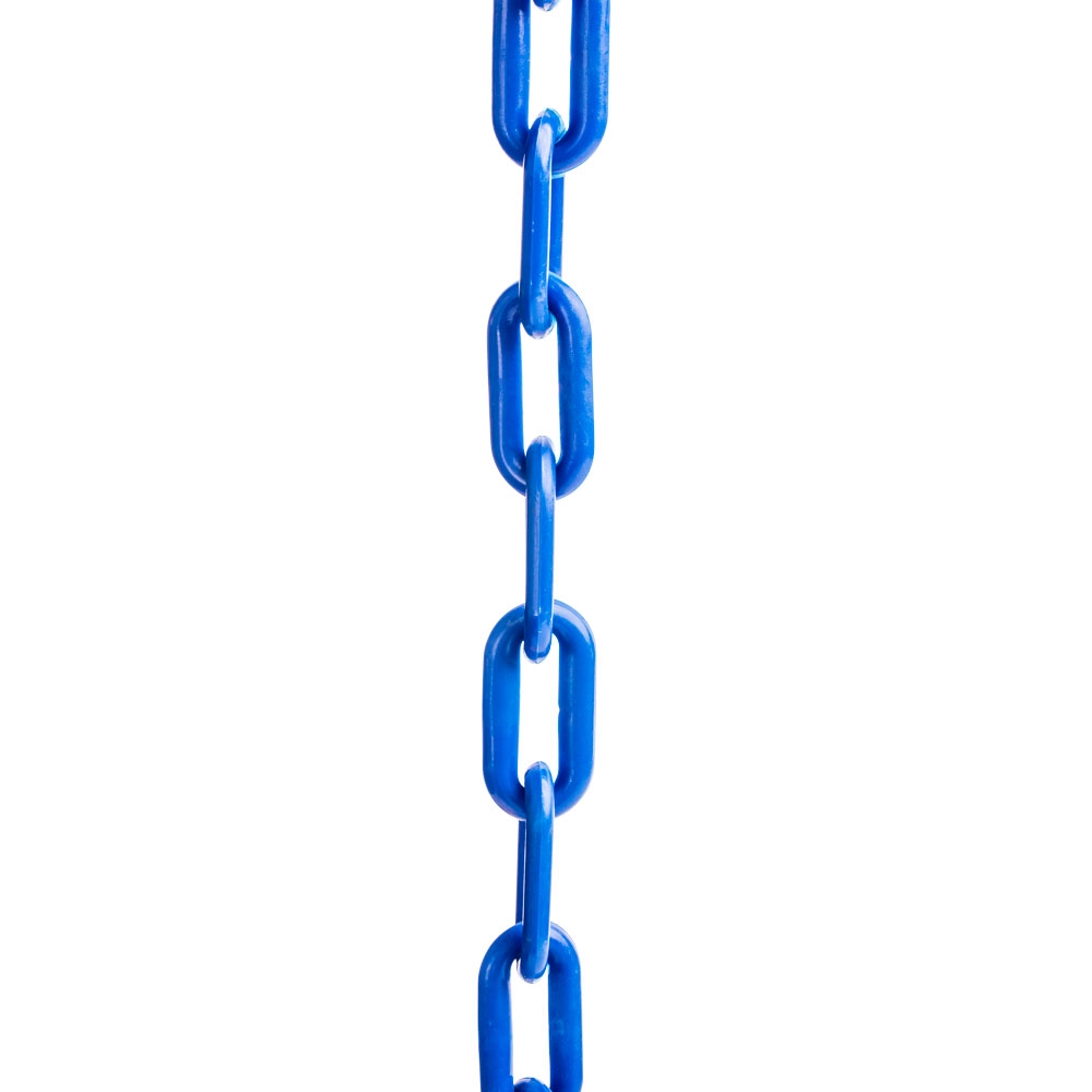 Chainboss BLUE Plastic Safety 2 Chain UV Resistant - 100ft box