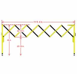 Expandable Barricade (VERSA-GUARD) Extended Height 48"