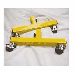 Add-on locking caster feet, Orange